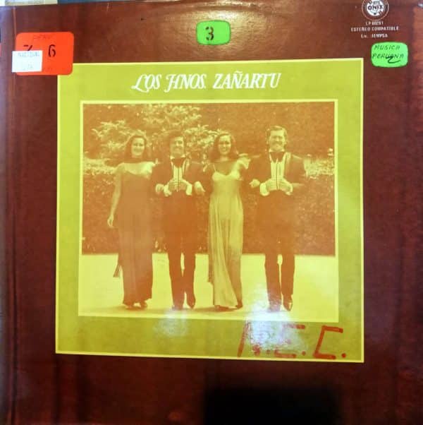 Disco de Vinilo Los Hermanos Zañartu - Los Hermanos Zañartu Vinyl Record