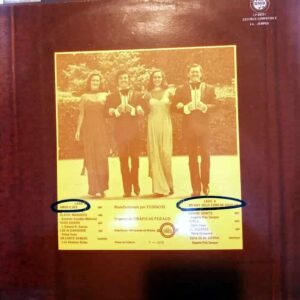 Disco de Vinilo Los Hermanos Zañartu - Los Hermanos Zañartu Vinyl Record