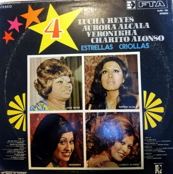 Disco de Vinilo Varios - Cuatro Estrellas Criollas Vinyl Record