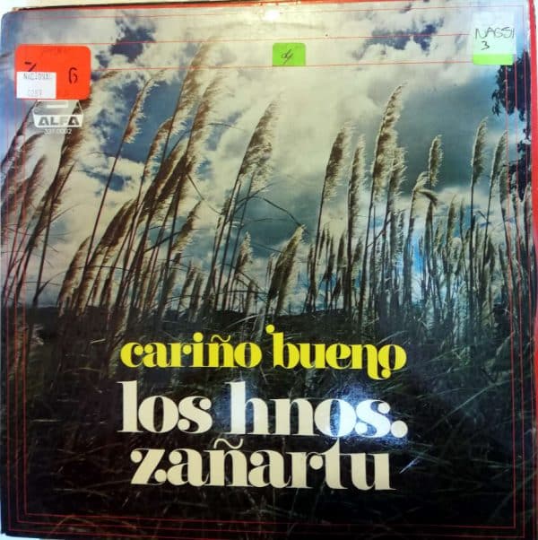 Disco de Vinilo Los Hermanos Zañartu - Cariño Bueno Vinyl Record