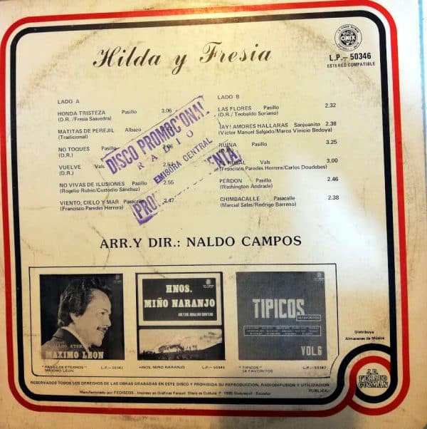 Disco de Vinilo Hilda Y Fresia - Hilda y Fresia Vinyl Record