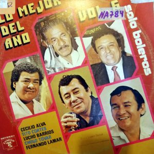 Disco de Vinilo Varios - Lo mejor del año Vol 6 Solo Boleros Vinyl Record