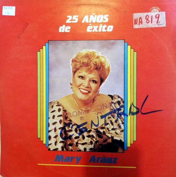 Disco de Vinilo Mary Arauz - 25 años de Éxitos Vinyl Record