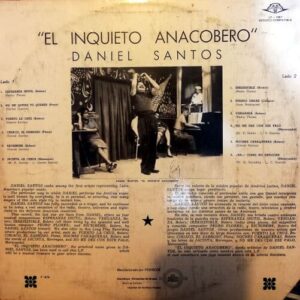 Disco de Vinilo Daniel Santos - El inquieto anacobero Vinyl Record