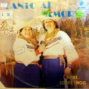 Disco de Vinilo Hermanas López – Ron - Canto al Amor Vinyl Record