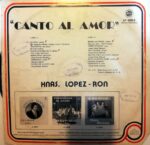 Disco de Vinilo Hermanas López – Ron - Canto al Amor Vinyl Record