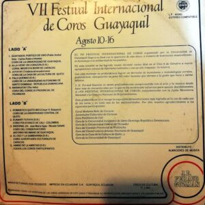 Disco de Vinilo Varios - VII Festival Internacional de Coros Vinyl Record