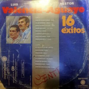 Disco de Vinilo Duo Valencia Aguayo - 16 Éxitos Vinyl Record