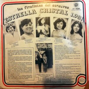Disco de Vinilo Varios - Las Finalistas del Concurso Estrellas Cristal 1981 Vinyl Record