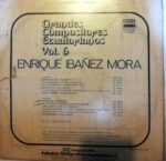 Disco de Vinilo Enrique Ibáñez Mora - Grandes Compositores Ecuatorianos Vol 6 Vinyl Record