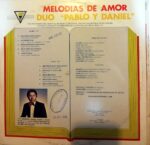 Disco de Vinilo Dúo Pablo y Daniel - Melodías del Amor Vinyl Record
