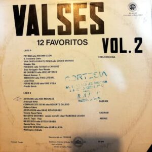 Disco de Vinilo Varios - Valses 12 Favoritos Vol 2 Vinyl Record