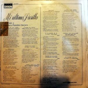 Disco de Vinilo Dúo Ayala – Coronado - Mi Último Pasillo Vinyl Record