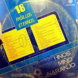 Disco de Vinilo Hermanos Miño – Naranjo - 18 Pasillos Eternos Vinyl Record