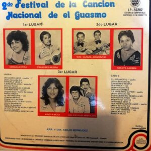 Disco de Vinilo Varios - 2do Festival de la Canción Nacional de el Guasmo Vinyl Record