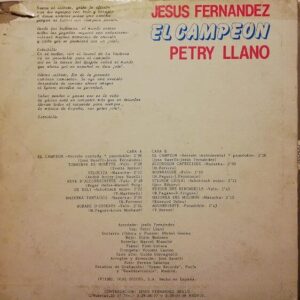 Disco de Vinilo Jesús Fernández - Petrillano Vinyl Record