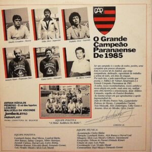 Disco de Vinilo Varios - Atletico O Grande Campeao Paranaense De 85 Vinyl Record