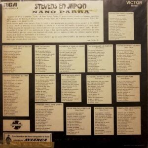 Disco de Vinilo Nano Parra - Steven En Japon Vinyl Record