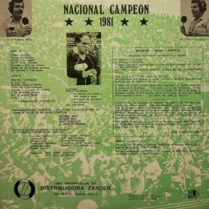Disco de Vinilo Jorge Eliecer Campuzano - Nacional Campeon 1981 Vinyl Record