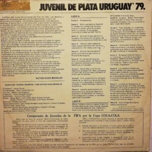 Disco de Vinilo Víctor Hugo Morales - Juvenil De Plata Uruguay 79 Vinyl Record
