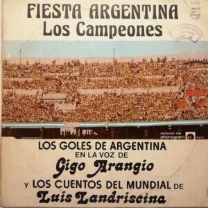Disco de Vinilo Gigo Arangio - Fiesta Argentina Los Campeones Vinyl Record