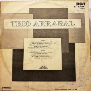 Disco de Vinilo Trío Arrabal - Trío Arrabal Vinyl Record