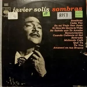 Disco de Vinilo Javier Solís - Sombras Vinyl Record