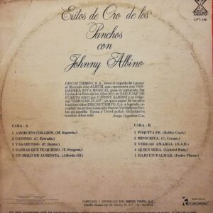 Disco de Vinilo Los Panchos Con Johnny Albino - Éxitos De Oro De Los Panchos Con Johnny Albino Vinyl Record