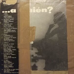 Disco de Vinilo Canta Pedro Vargas - A Quien? Vinyl Record