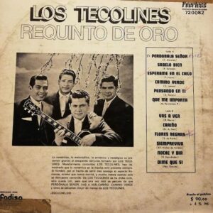 Disco de Vinilo Los Tecolines - Requinto De Oro Vinyl Record