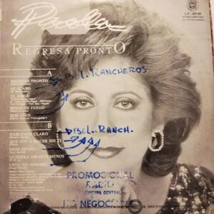 Disco de Vinilo Paola - Paola Regresa Pronto Vinyl Record