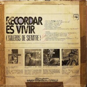Disco de Vinilo Varios - Paginas Del Recuerdo Vinyl Record