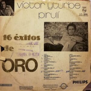 Disco de Vinilo Víctor Yturbe "piruli"  - 16 Éxitos De Oro Vinyl Record