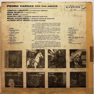 Disco de Vinilo Pedro Vargas - Pedro Vargas Con Sus Amigos Vinyl Record