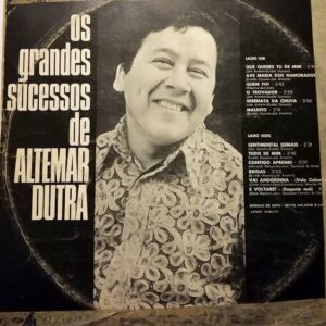 Disco de Vinilo Altemar Dutra - Os Grandes Sucessos De Altemar Dutra Vinyl Record