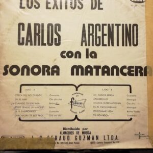 Disco de Vinilo La Sonora Matancera - Los Éxitos De Carlos Argentino Con La Sonora Matancera Vinyl Record