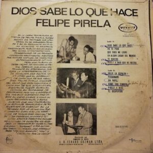 Disco de Vinilo Felipe Pirela - Dios Sabe Lo Que Hace Vinyl Record