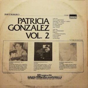 Disco de Vinilo Patricia Gonzales - Patricia González Vol. 2 Vinyl Record