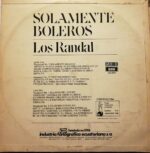 Disco de Vinilo Los Randal - Solamente Boleros Vinyl Record