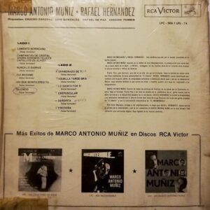 Disco de Vinilo Marco Antonio Nuñiz Y Rafael Hernández - Marco Antonio Nuñiz Y Rafael Hernández Vinyl Record