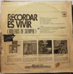 Disco de Vinilo Varios - Recordar Es Vivir (boleros De Siempre) Vinyl Record