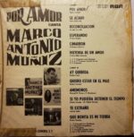 Disco de Vinilo Marco Antonio Nuñiz - Por Amor Vinyl Record