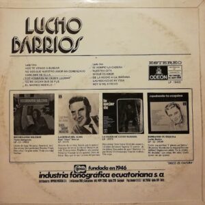 Disco de Vinilo Lucho Barrios - Lucho Barrios Vinyl Record