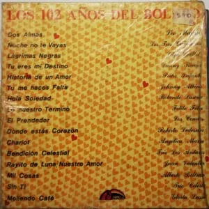Disco de Vinilo Varios - Los 102 Años Del Bolero Vinyl Record