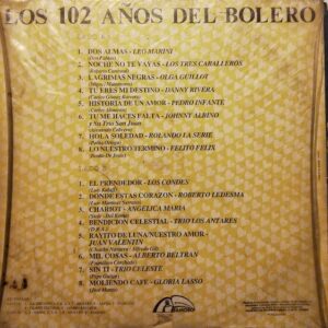 Disco de Vinilo Varios - Los 102 Años Del Bolero Vinyl Record