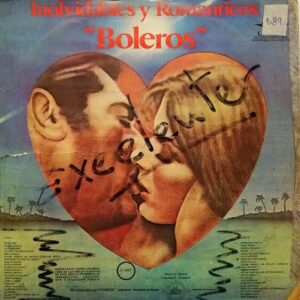 Disco de Vinilo Varios - Inolvidable Y Románticos Boleros Vinyl Record