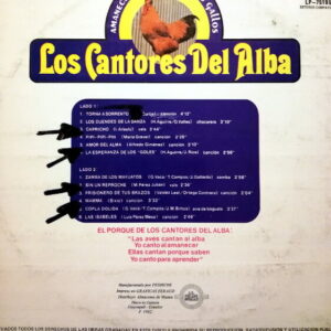 Disco de Vinilo Los Cantores Del Alba - Amanece El Canto Con Los Gallos Vinyl Record