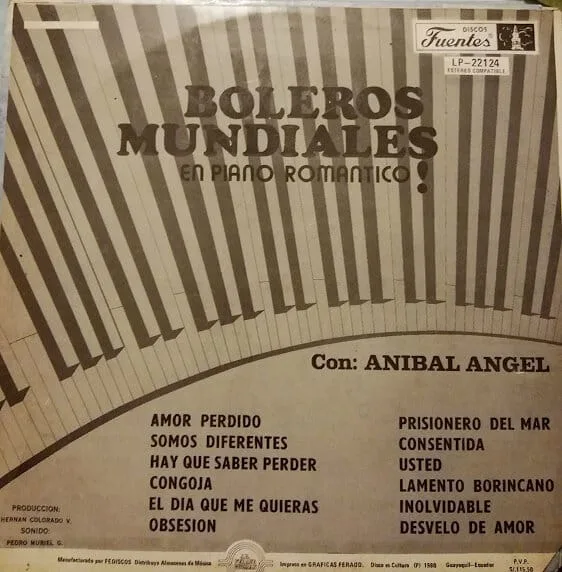 PIANO ROMANTICO al estilo de ANIBAL D Aníbal Angel – Piano