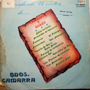 Los Hermanos Gamarra - Recordando 14 Éxitos Vinilo