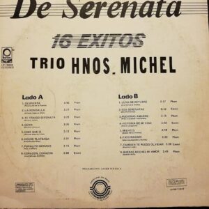 Disco de Vinilo Trío Hermanos Michel - De Serenata (16 Éxitos) Vinyl Record